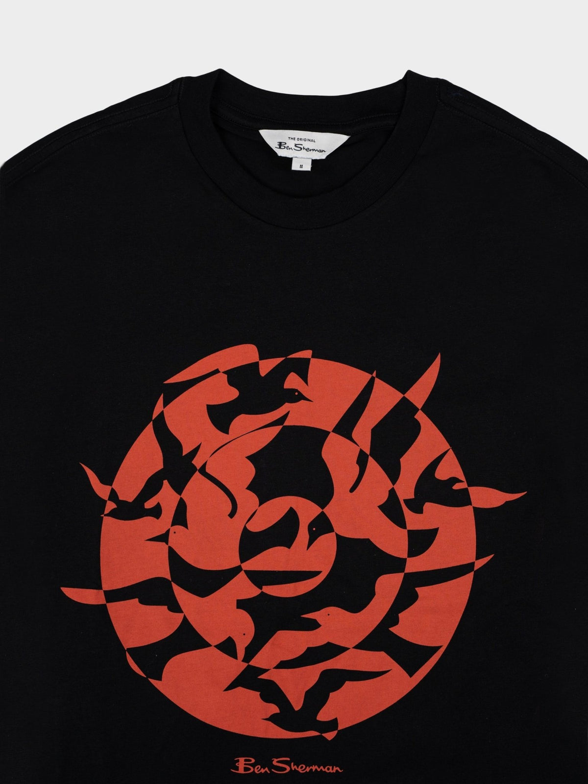 Ben Sherman Seagull Target Tee in Black – image 2 of 2