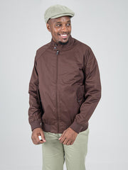 Signature Harrington Jacket - Dark Brown