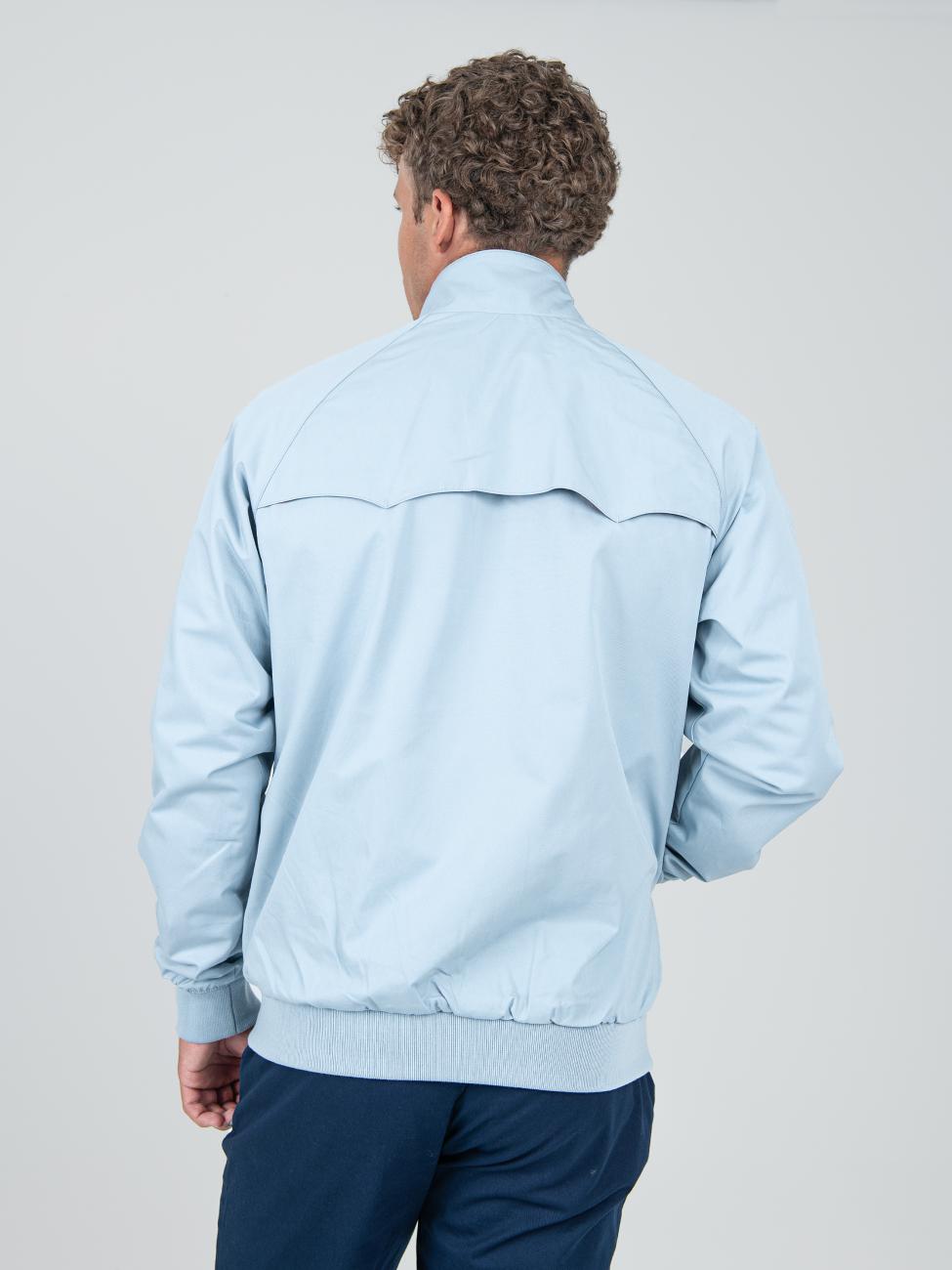 Signature Harrington Jacket - Dusky Blue