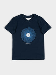 Sound Waves Tee - Navy