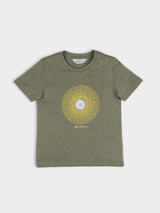 Sound Waves Tee - Olive