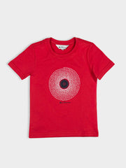Sound Waves Tee - Red