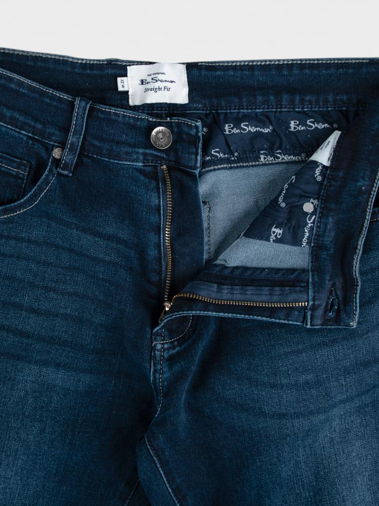Clothing Ben Sherman Original Jeans Straight Leg Denim Blue