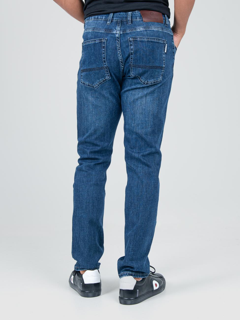 Straight Leg Classic Fit Denim - Dark Blue