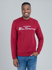 Signature Flock Crew Fleece - Berry