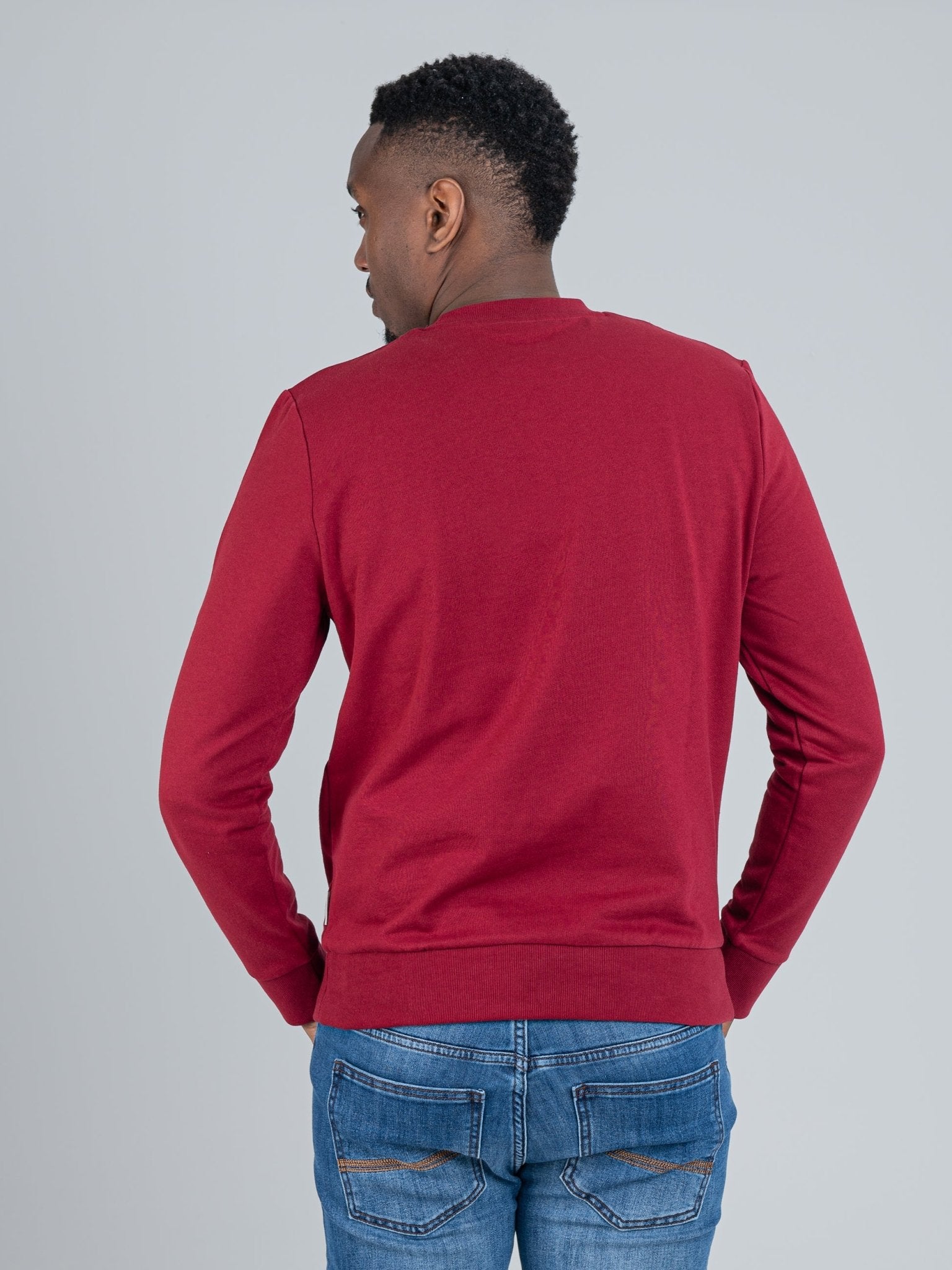 Signature Flock Crew Fleece - Berry