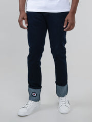Target turn up slim fit denim - Dark Blue