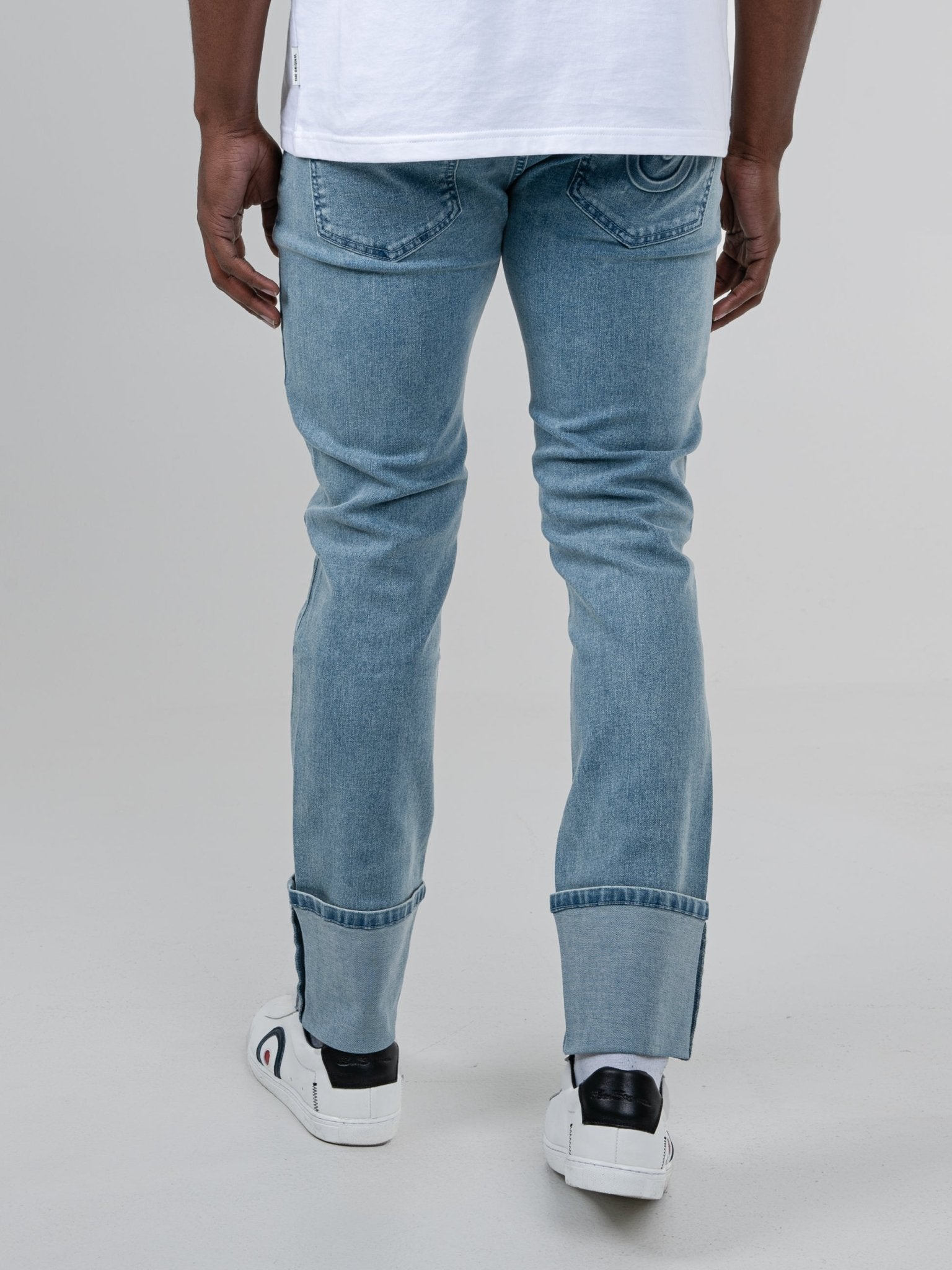 Target turn up slim fit denim - Light Blue