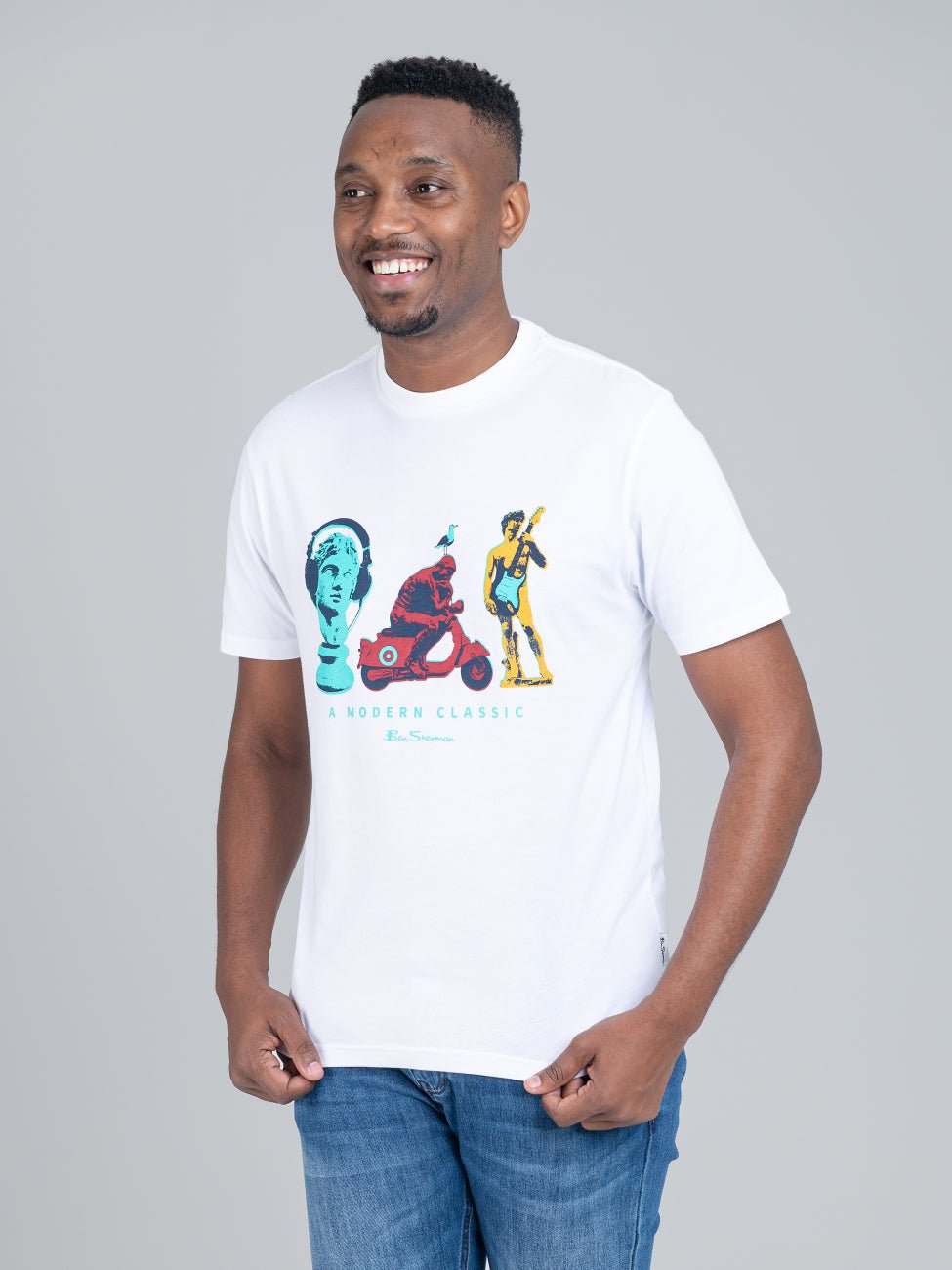 Statue Tee - White