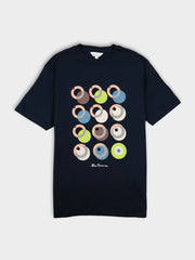 TARGET SHADOW TEE SHIRT - NAVY