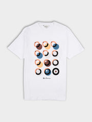 TARGET SHADOW TEE SHIRT - WHITE