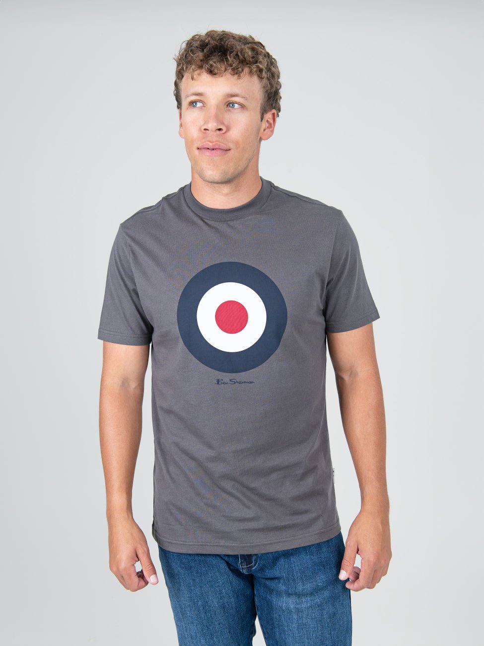 Target Tee - Charcoal