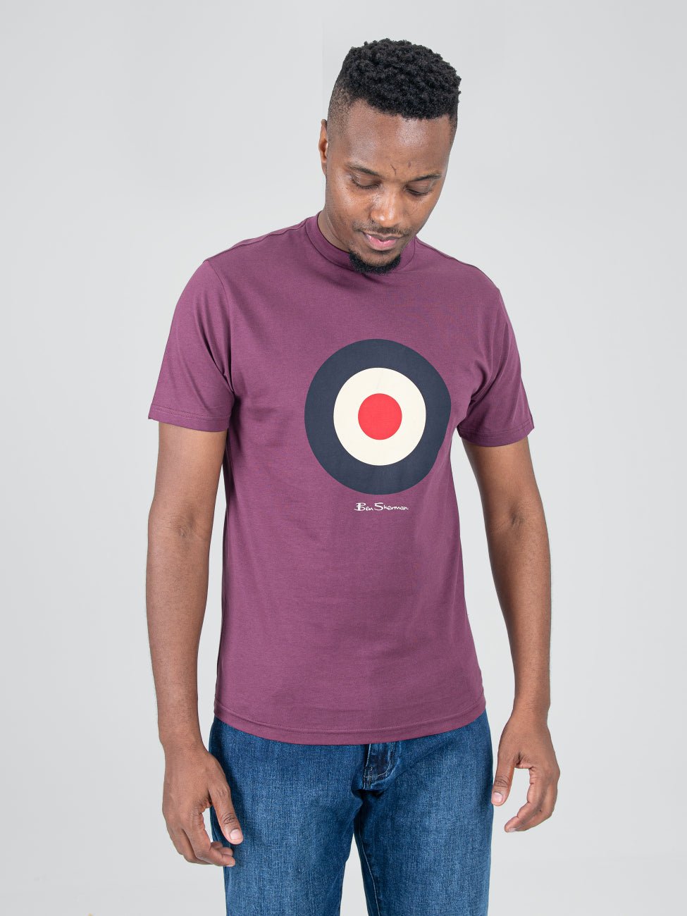 Target Tee - Cherry Lacquer