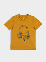 Typography Tee - Dijon