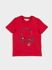 Typography Tee - Red