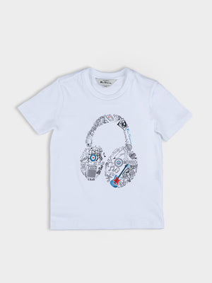 Typography Tee - White