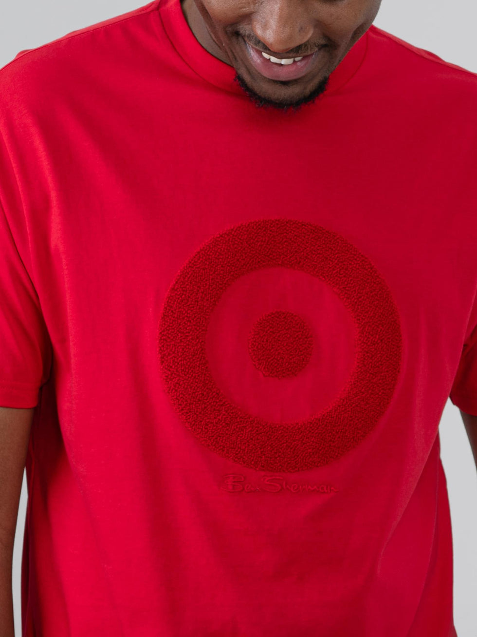 Target Towelling Applique Tee – Red | Ben Sherman South Africa