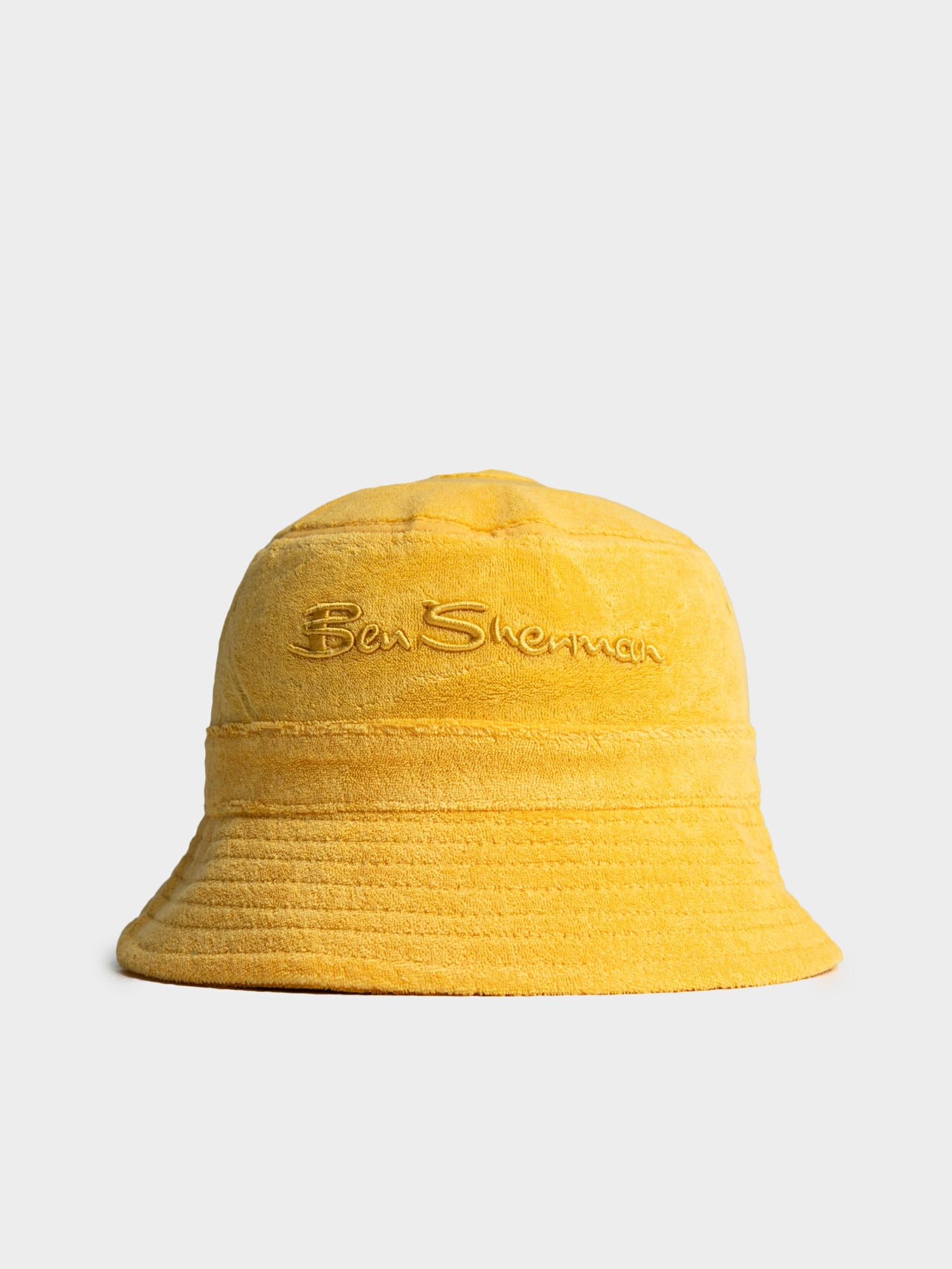TARGET TOWELLING BUCKET HAT - Banana