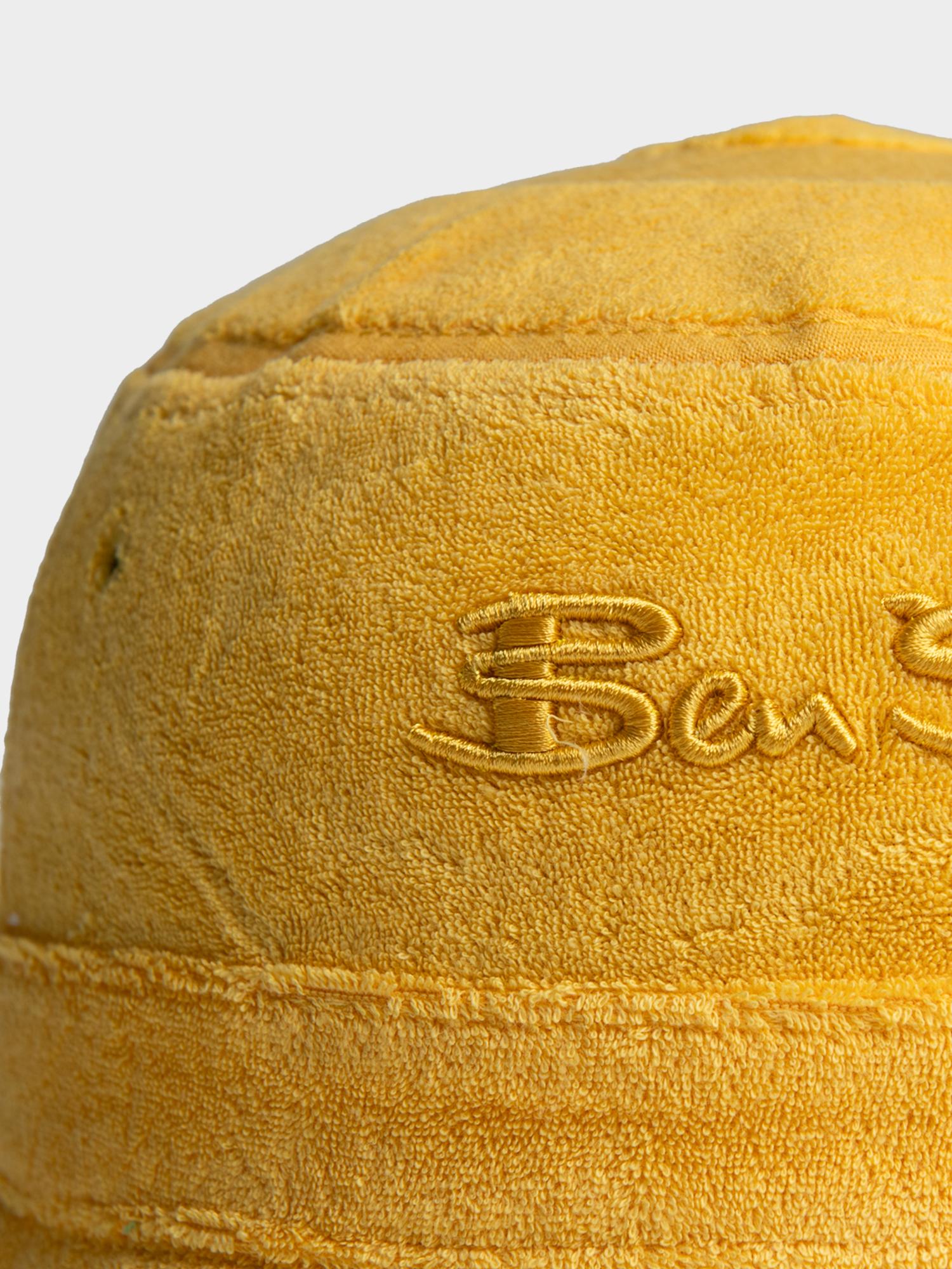 TARGET TOWELLING BUCKET HAT - Banana