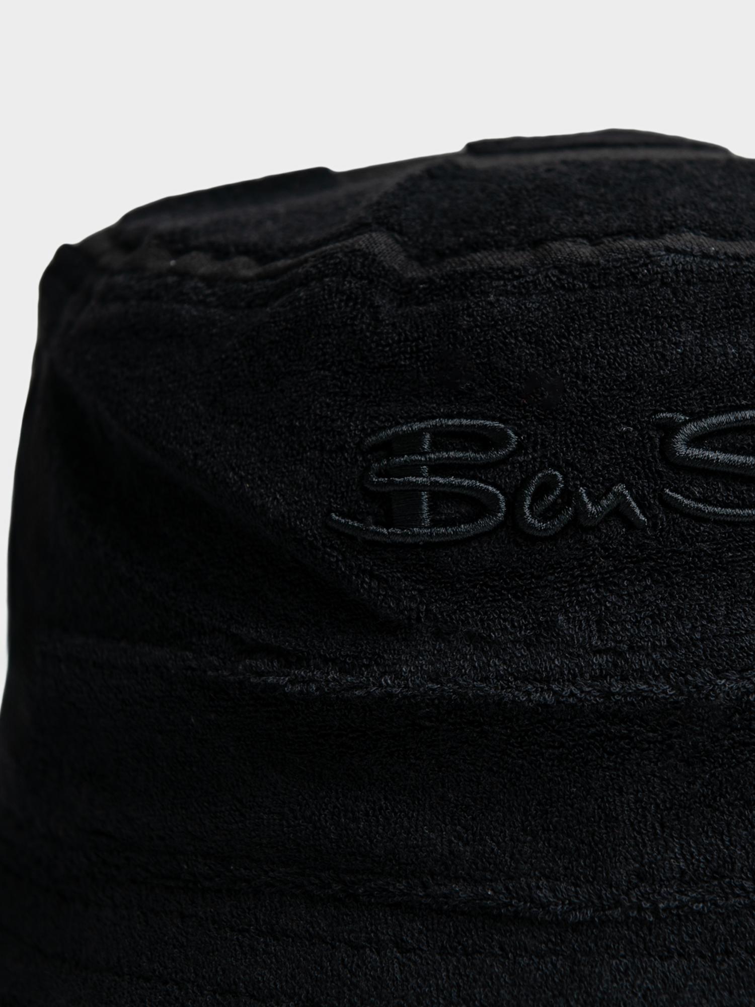 TARGET TOWELLING BUCKET HAT - Black