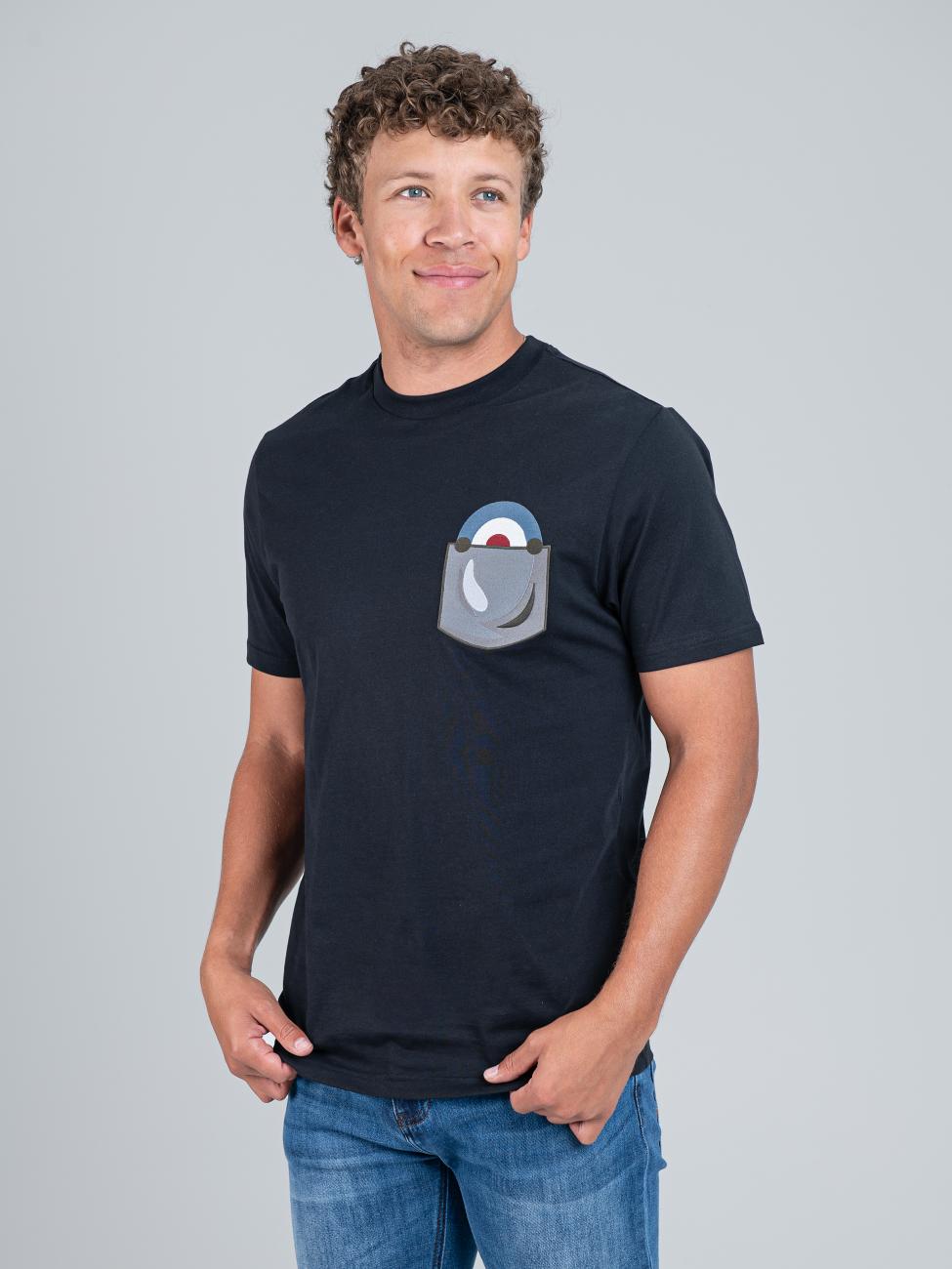 Target Pocket Tee - Black