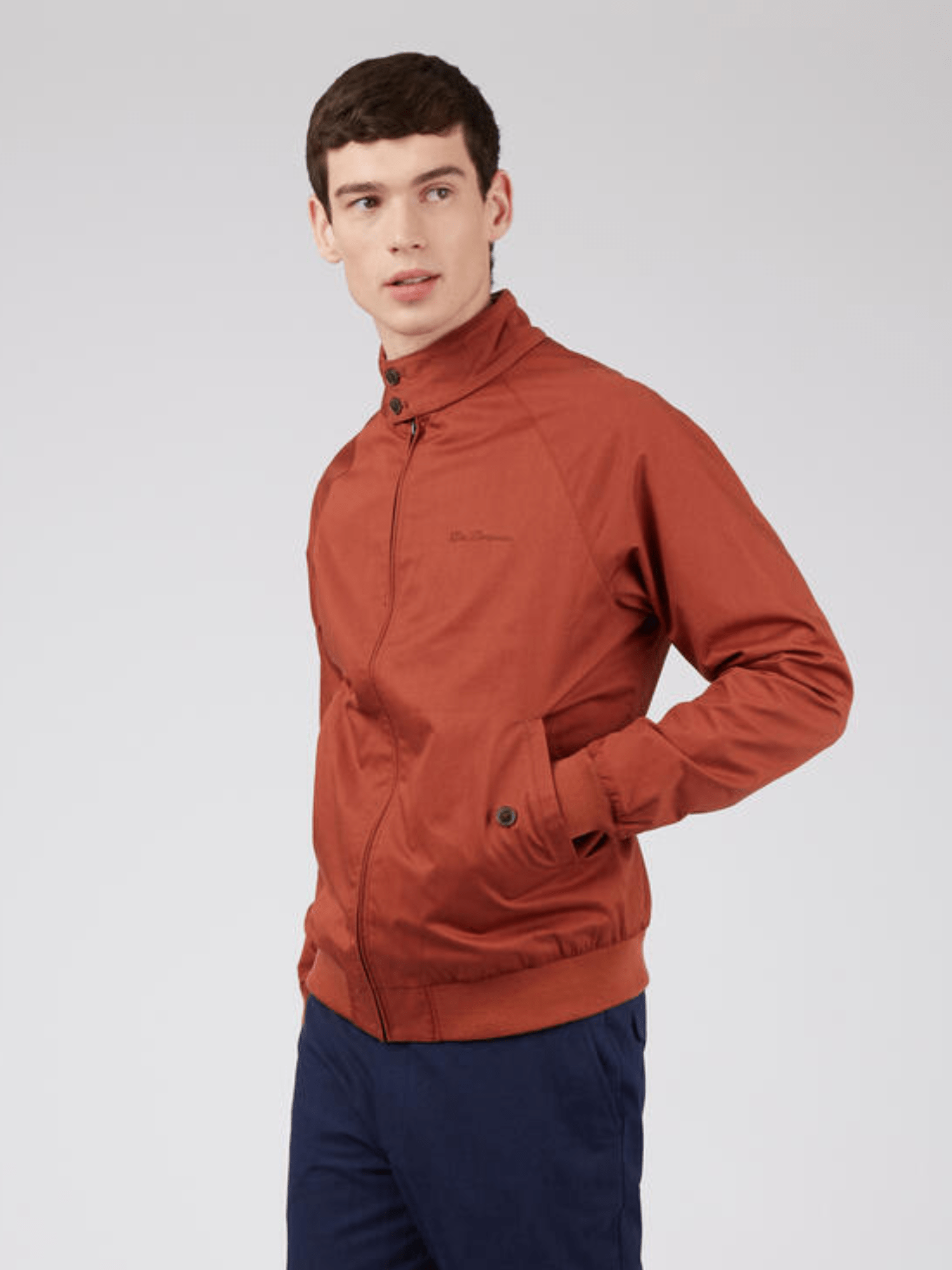 Signature Harrington Jacket - Brick
