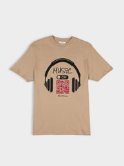 MUSIC QR CODE TEE - CORN STALK