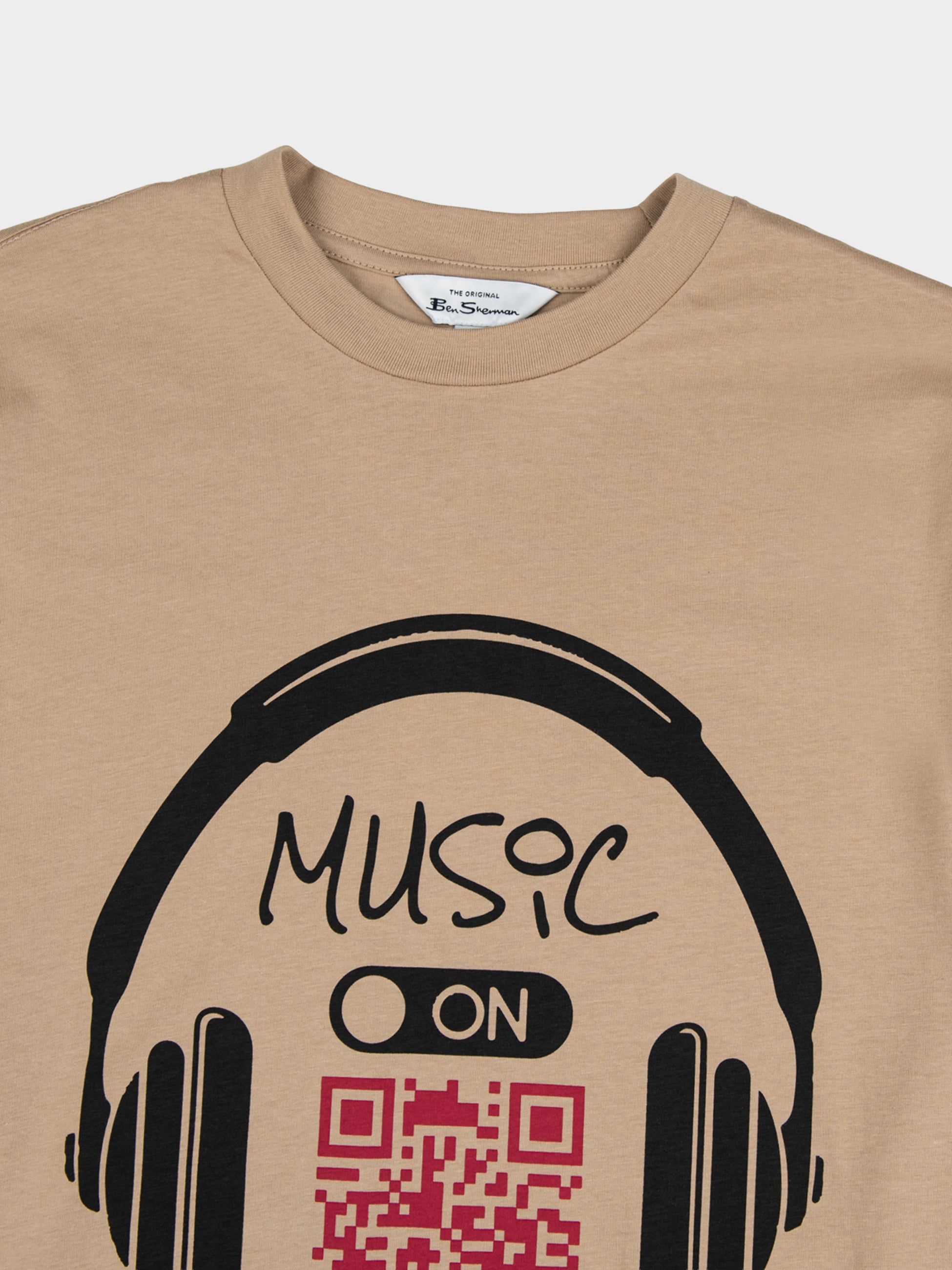 MUSIC QR CODE TEE - CORN STALK