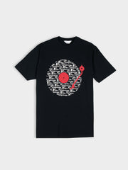 BEN SHERMAN RECORD TEE - BLACK