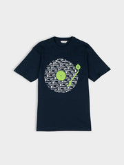 BEN SHERMAN RECORD TEE - NAVY