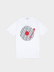 BEN SHERMAN RECORD TEE - WHITE
