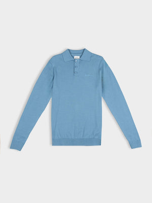 Knit Sportshirt - Blissful Blue