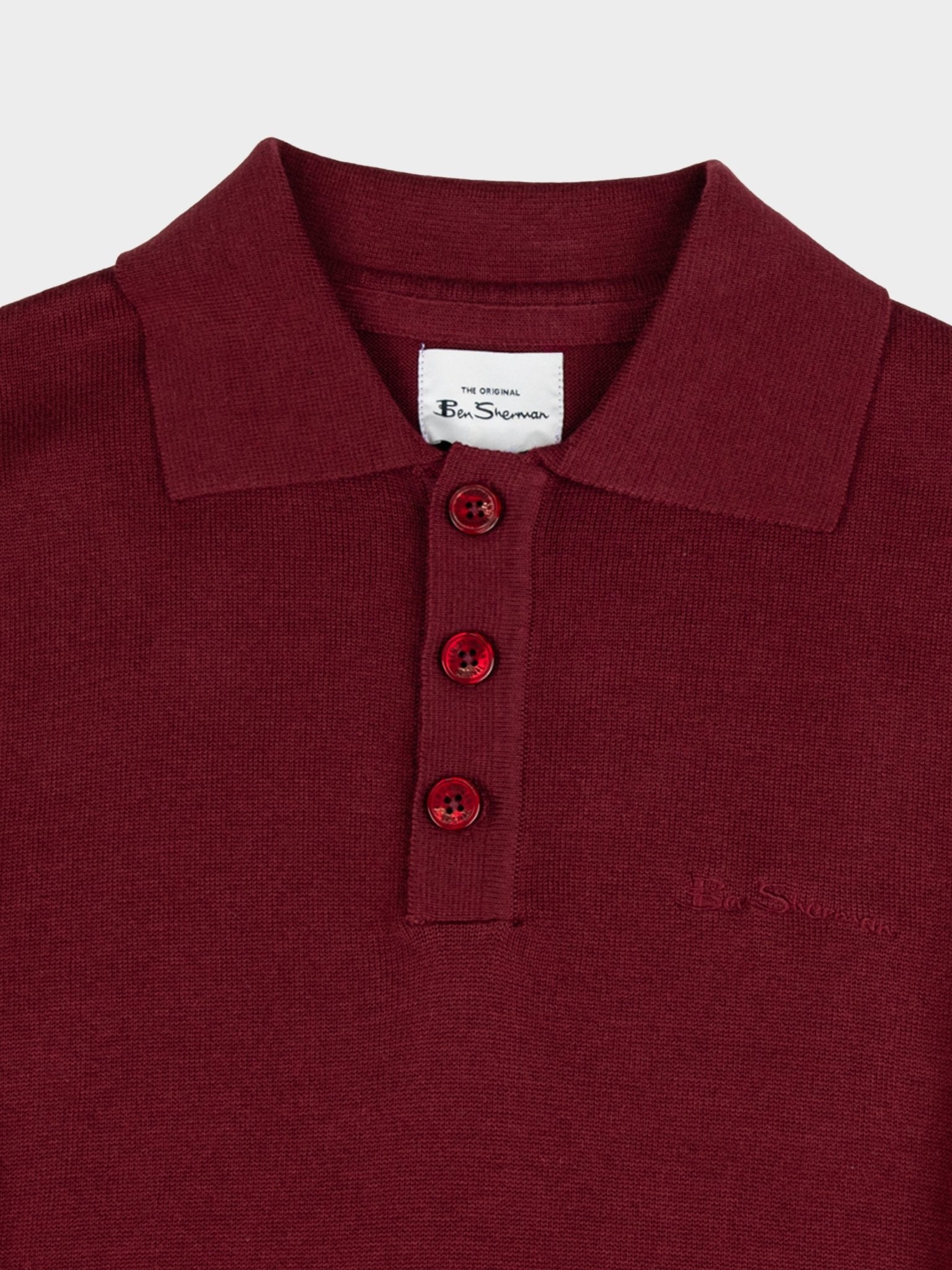 Knit Sportshirt - Berry