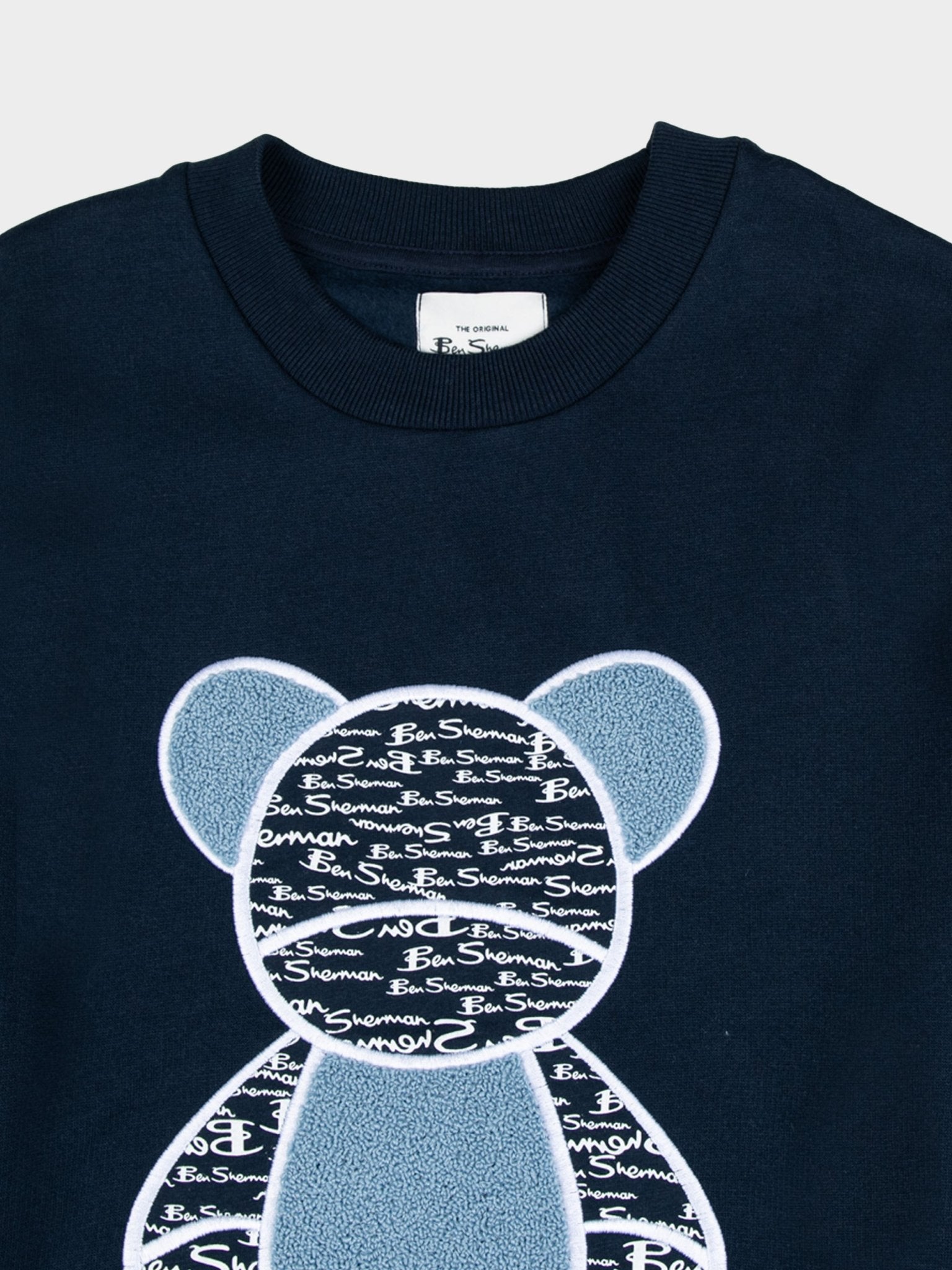 Bear Crew Sweater - Navy