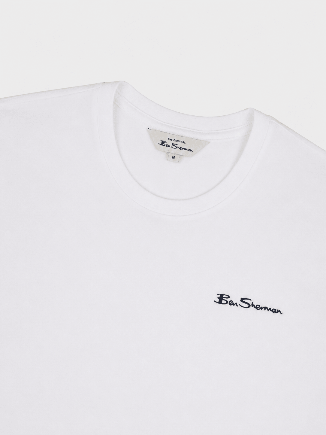 ESSENTIAL CREW NECK LONG SLEEVE T-SHIRT - WHITE