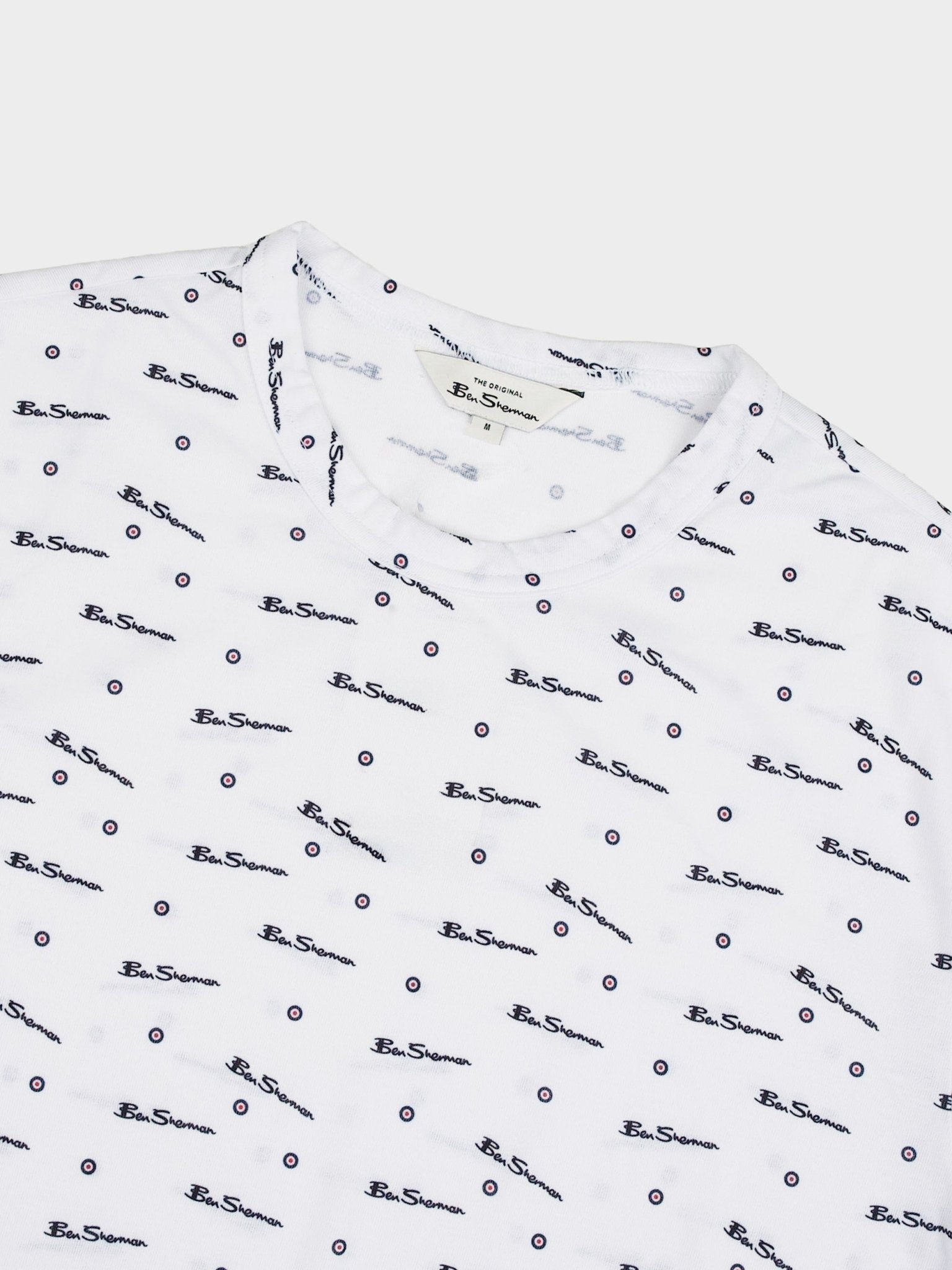 ALL OVER PRINT T-SHIRT - WHITE