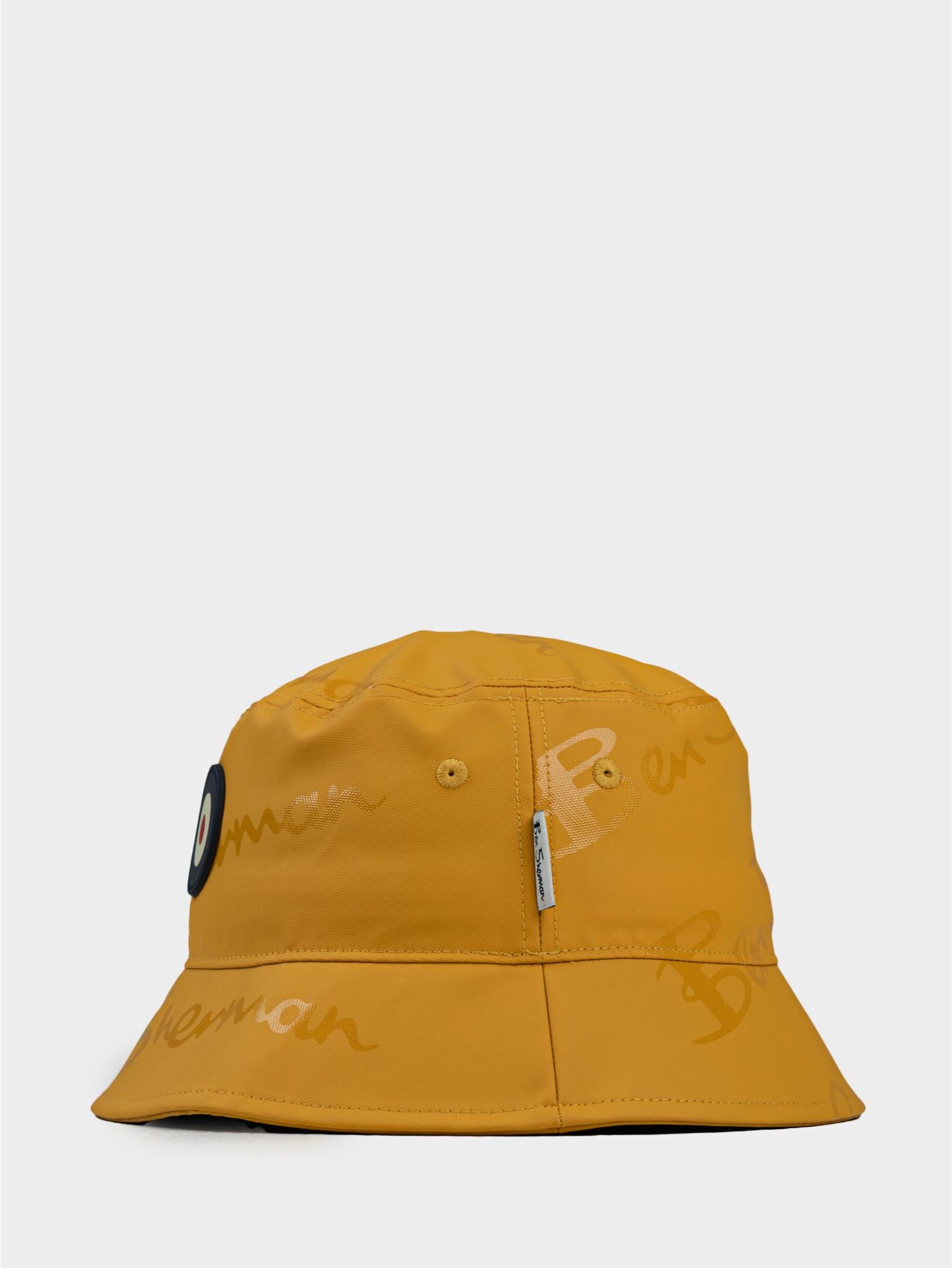 WAX PLASTISOL TARGET BUCKET HAT - Dijon