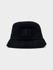 Ben Sherman Crochet Knit Hat in Black