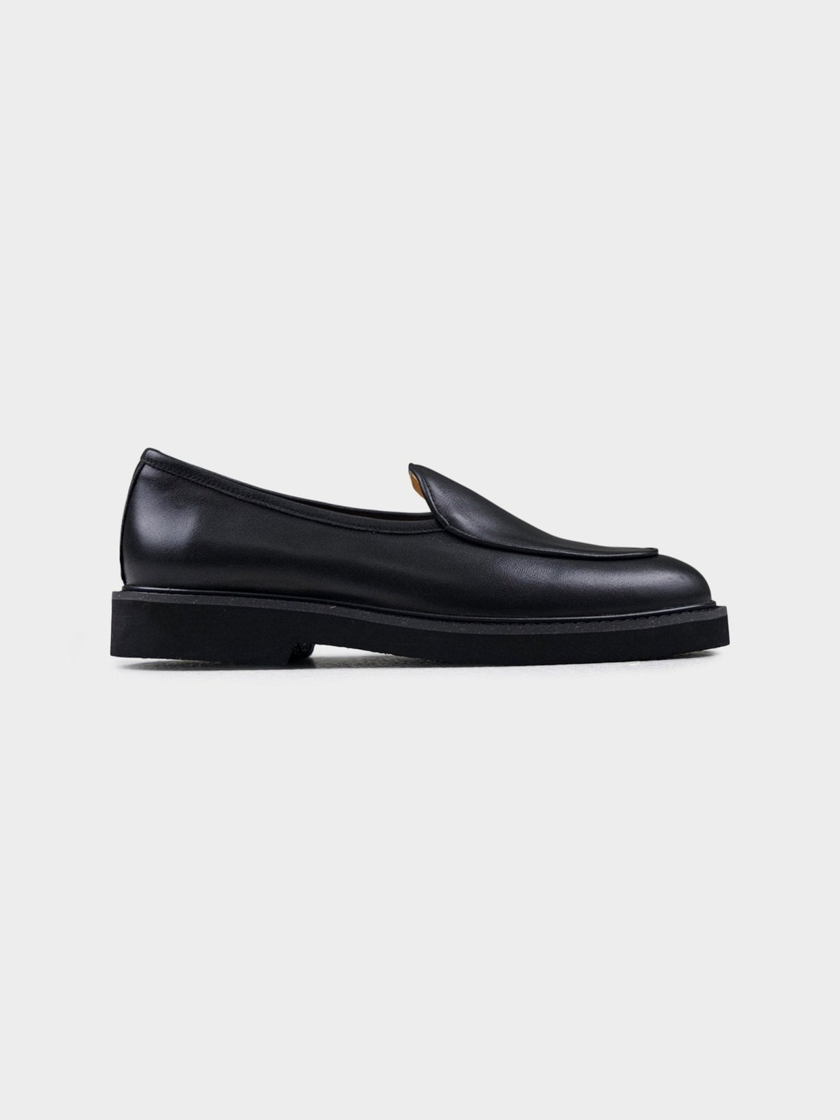Ben Sherman Camden Leather Slip On in Black