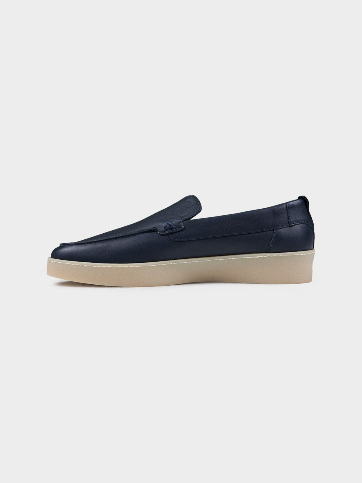 Ben Sherman Will Hi Shine Leather Slip On in Navy – image 3 of 4