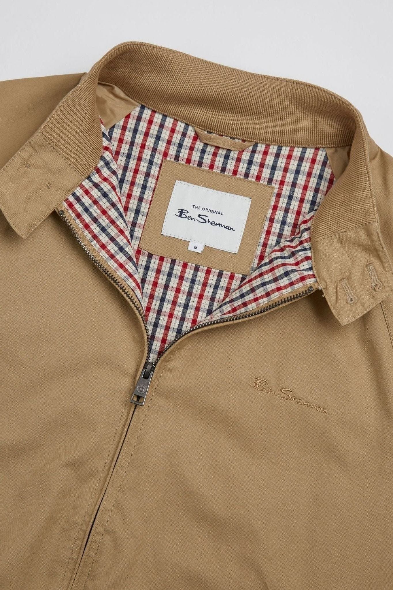 Signature Harrington Jacket – Sand | Ben Sherman South Africa