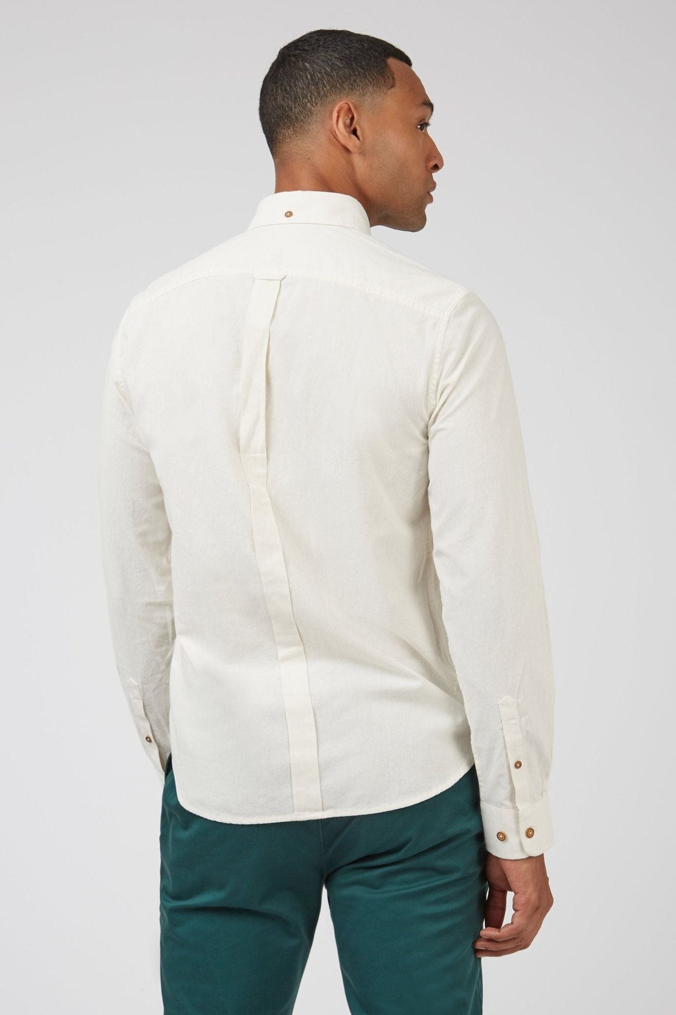 Recycled Cotton Oxford Shirt - Ivory