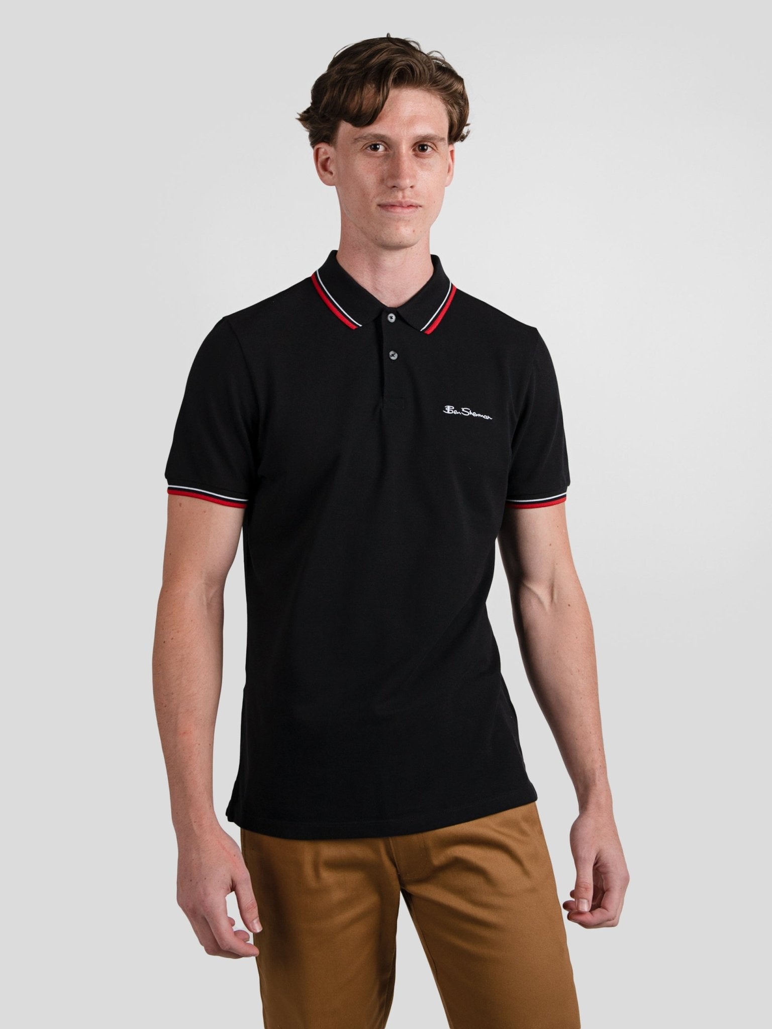 Organic Cotton Signature Polo - Black