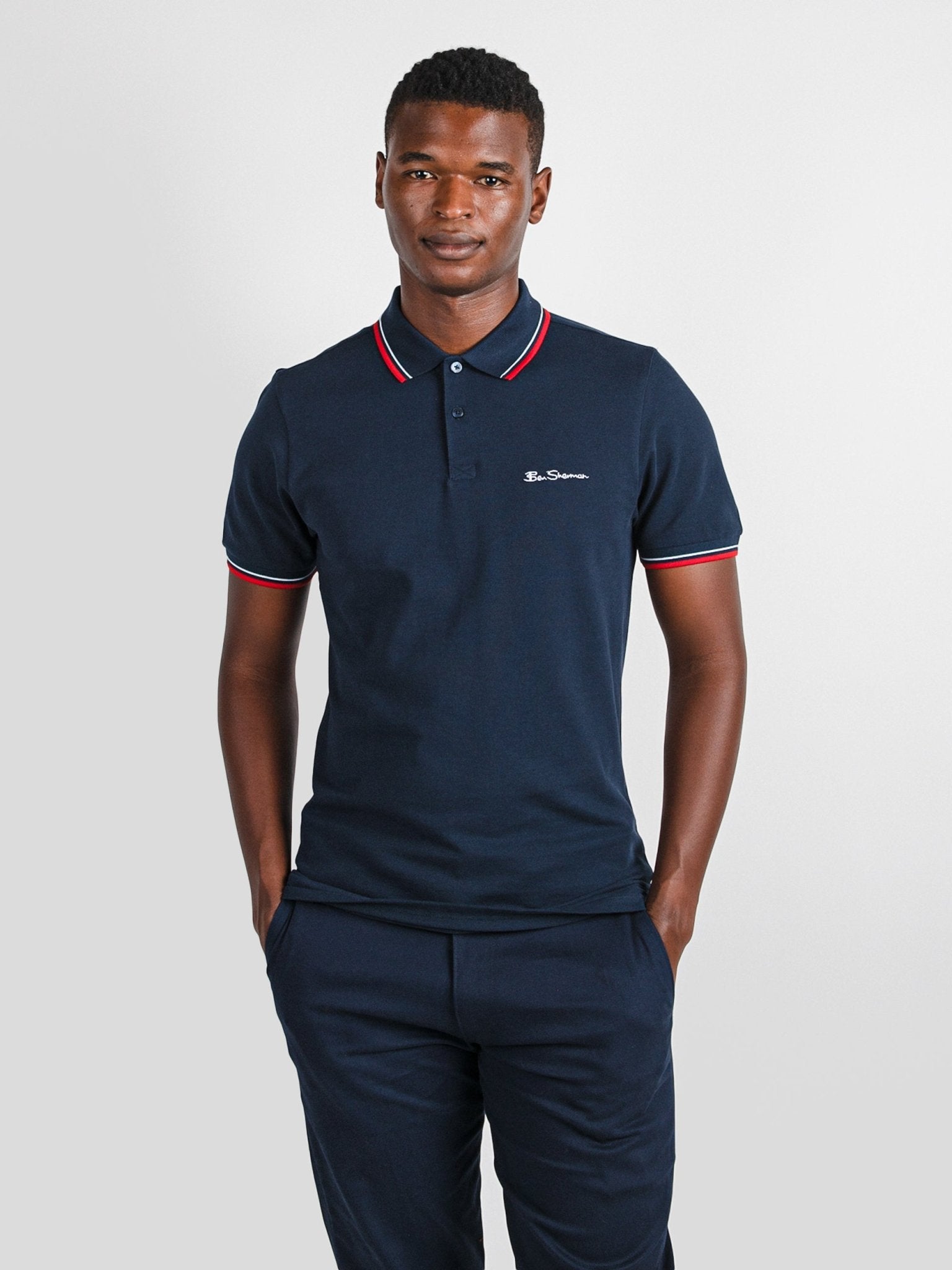 Organic Cotton Signature Polo - Navy