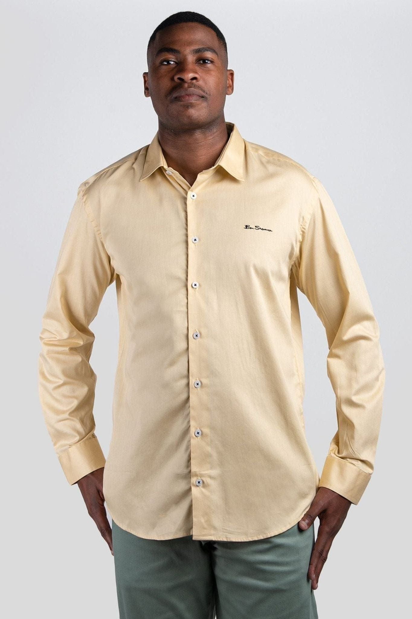 Ben Shirt (Slim Fit) - Cream