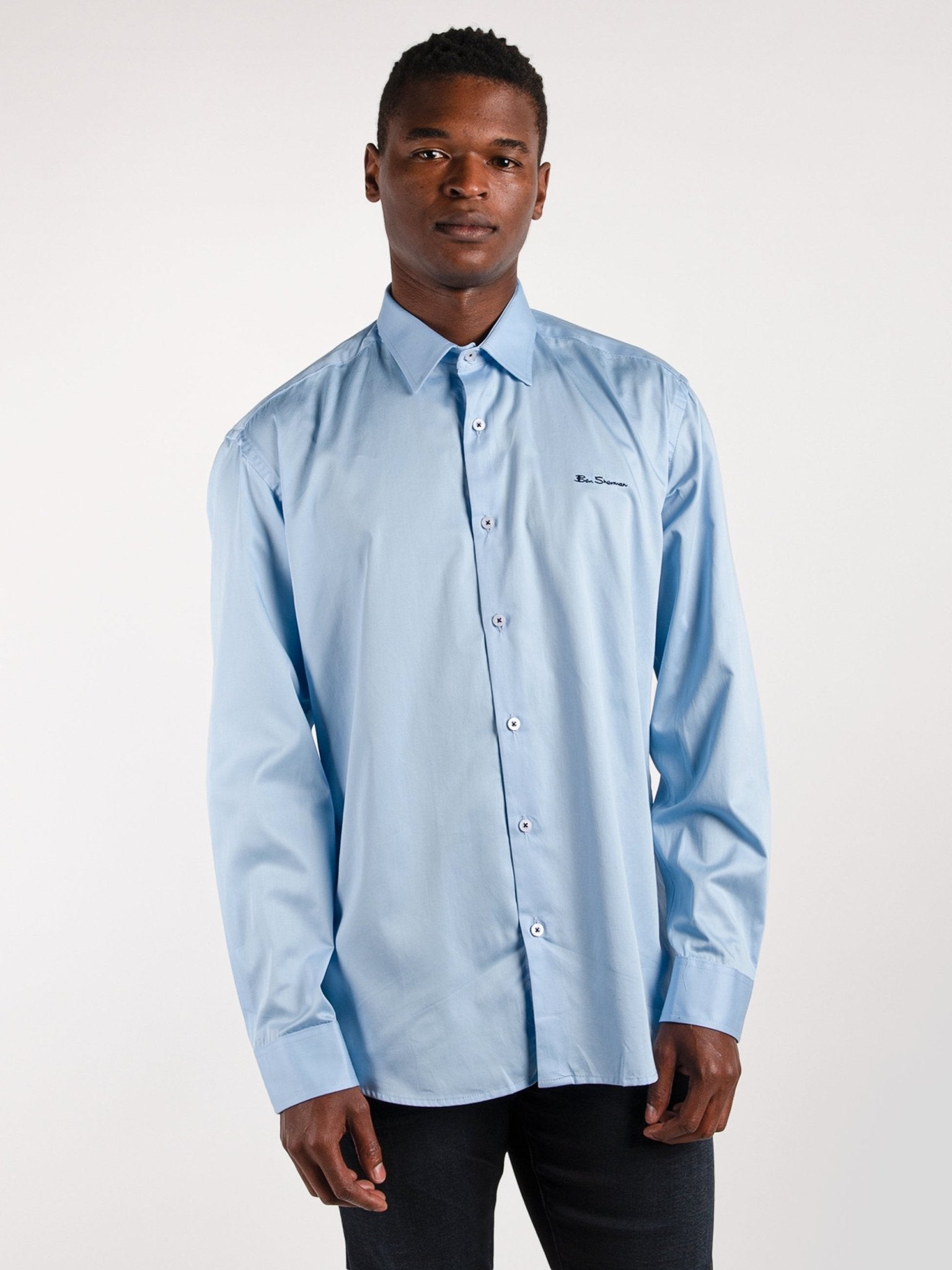 Ben Shirt (Slim Fit) - Sky Blue