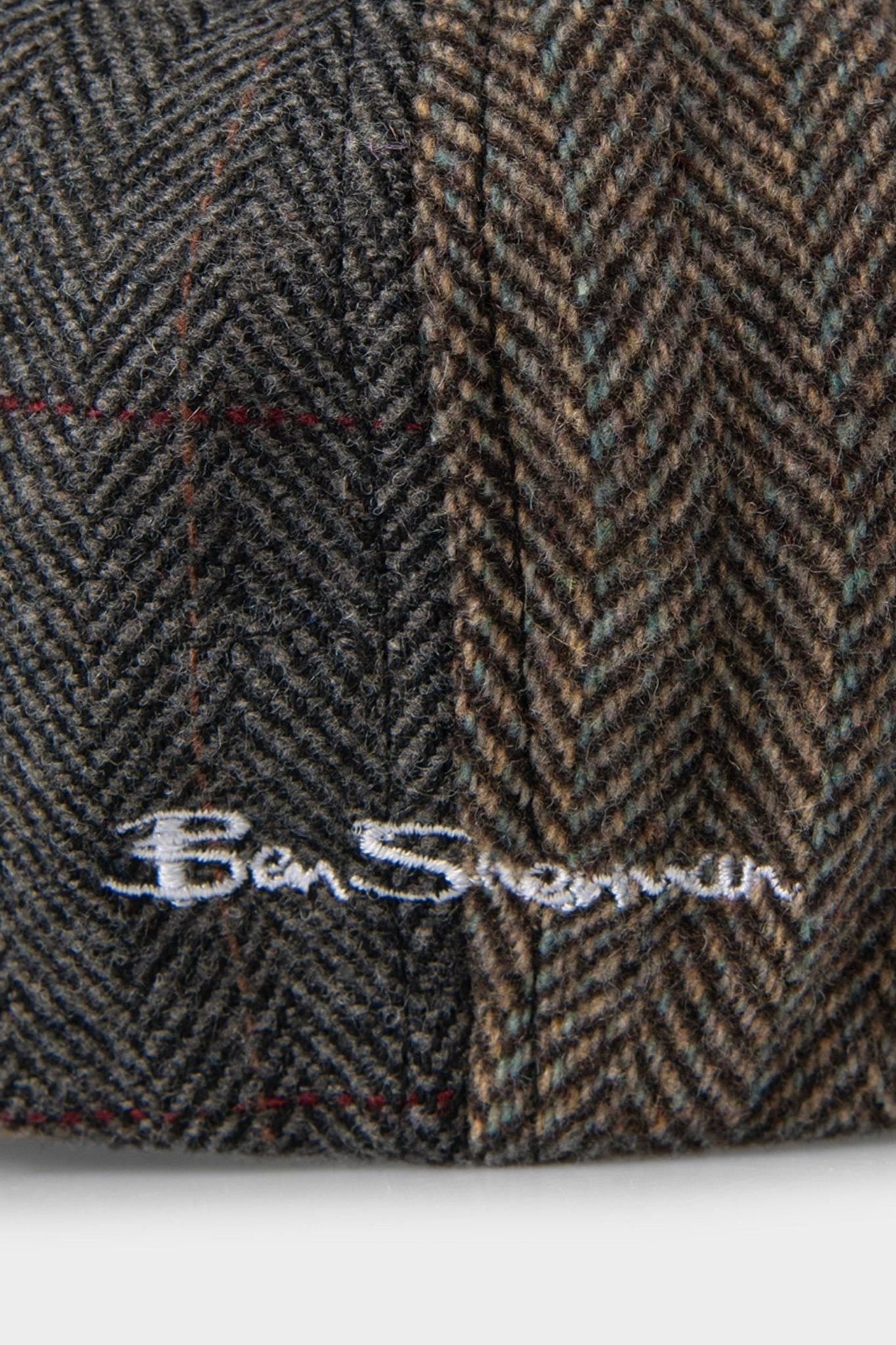 Colour Block Ivy Peaky Blinder Cap - Multi C