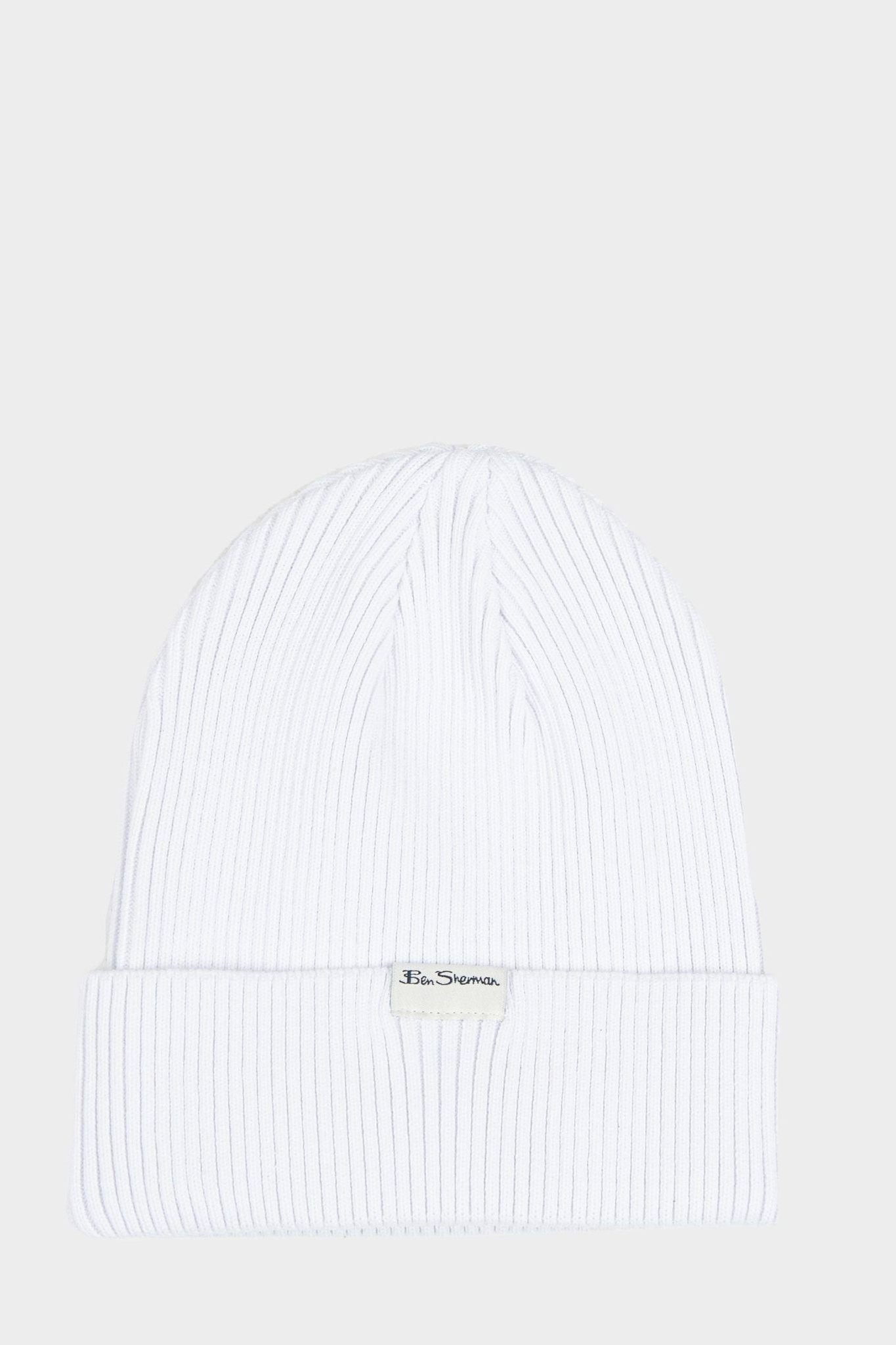 Targy Knit Beanie - White