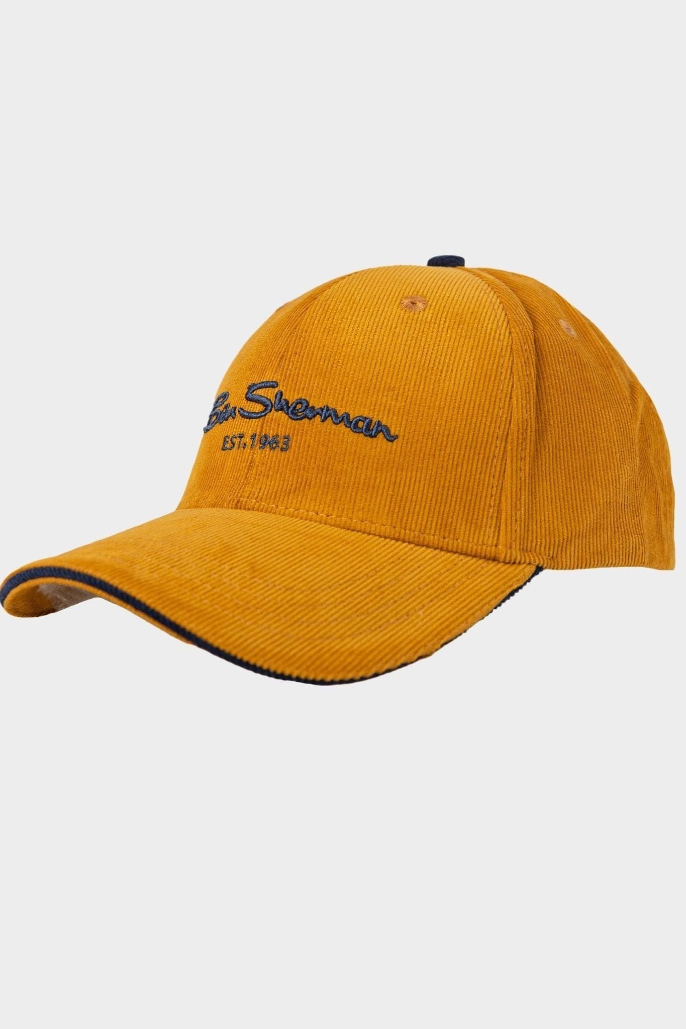Ben Sherman Script Corduroy Cap - Dijon