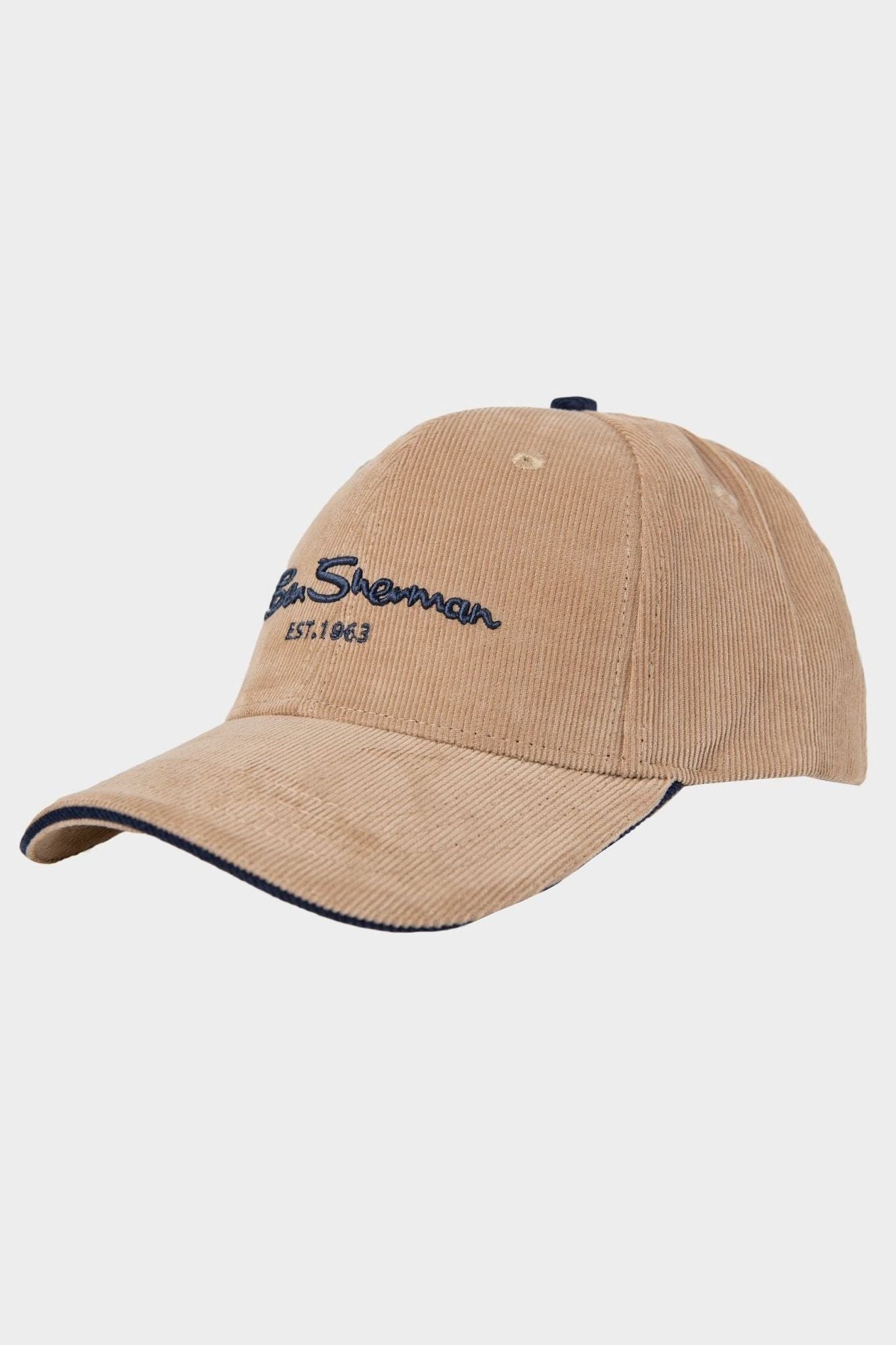Ben Sherman Script Corduroy Cap - Sand